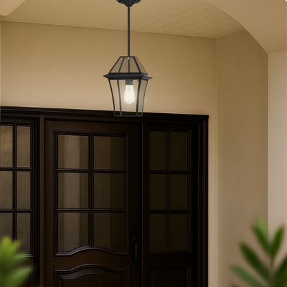 RYE 20CM Pendant Light Solid Brass Small – Black