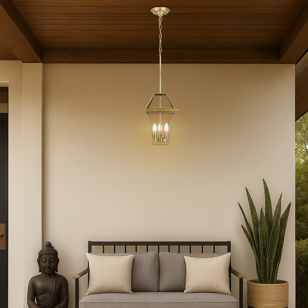RYE 27CM Pendant Light Solid Brass Large – Brass