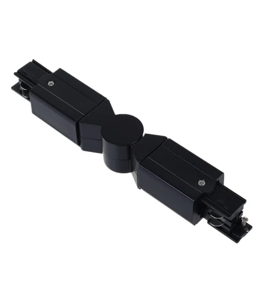 4 Wire 3 Circuit Universal Tracks, Connectors, End Cap & Live End - Connector Elbow BLACK
