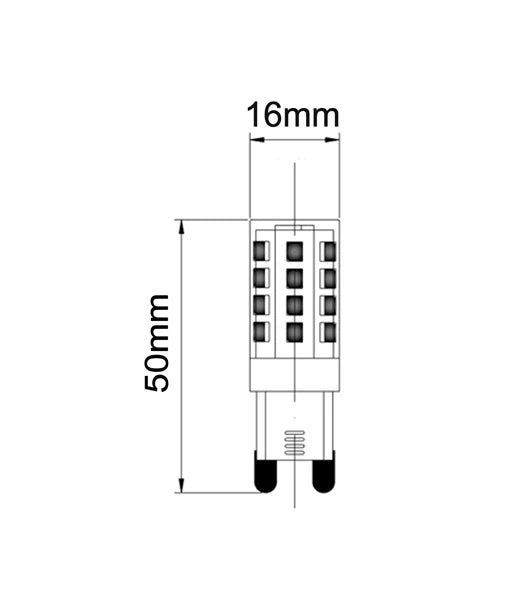 G9 LED Globes (3W) - Colour Temperature: 5000K