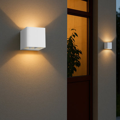 FLIP Exterior LED Wall Light - White