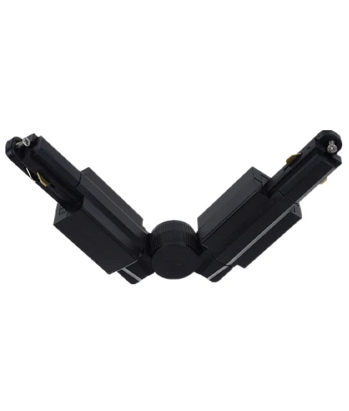 3 Wire 1 Circuit Universal Tracks, Connectors, End Cap & Live End - Connector Elbow Connector (Right) BLACK