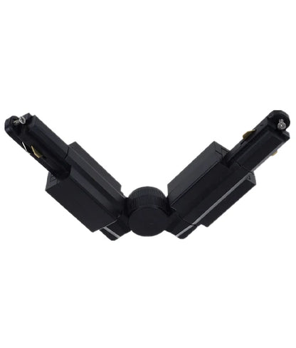 3 Wire 1 Circuit Universal Tracks, Connectors, End Cap & Live End - Connector Elbow Connector (Right) BLACK