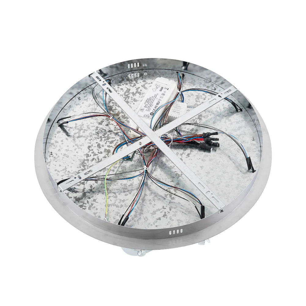 LUXIA 55CM Pendant Light Round - Chrome