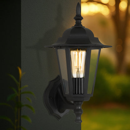 UPTON Exterior LED Wall Light - Black