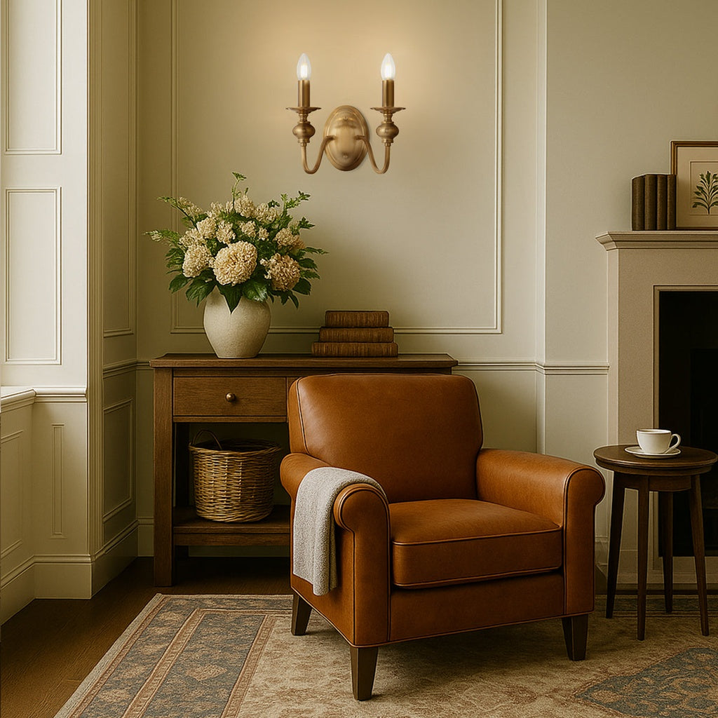 SIEDEL Twin Wall Light - Without Shade