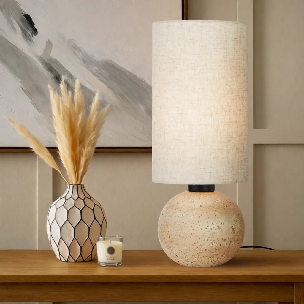AMADOR Table Lamp - Beige