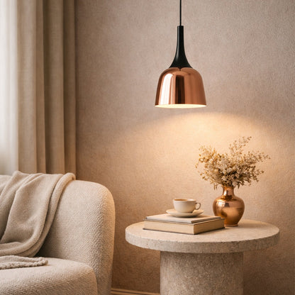 POLK 20CM Pendant Light – Black/Copper