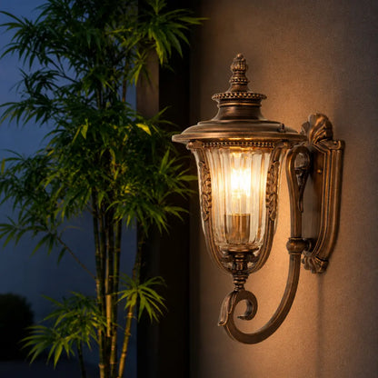 RAMIRO 20CM Exterior Wall Light Small - Bronze