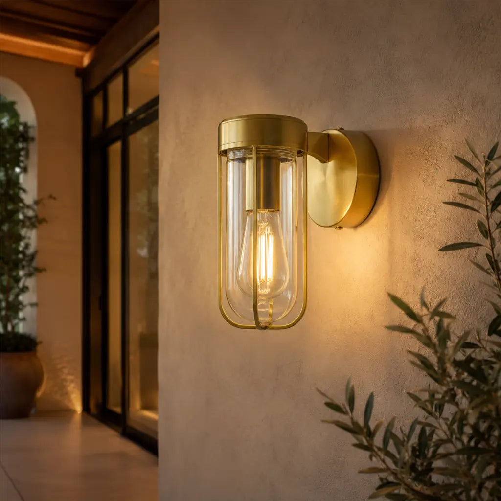FONSECA Exterior Wall Light - Antique Gold