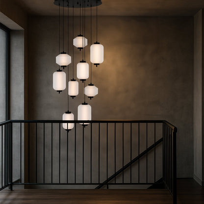 TORSO 9 LED Pendant Light - Black