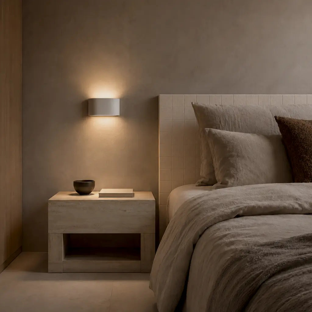 OVITA GYPSUM Indoor Wall Light - White