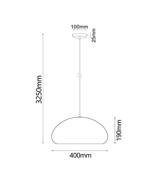 LIGNA: Retro Dome Replica Wood Pendant Light