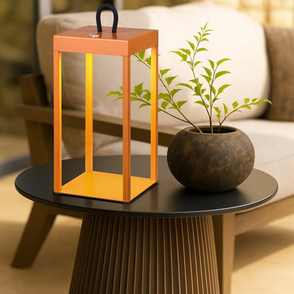 SOTRA LED Rechargeable Table Lamp - Orange