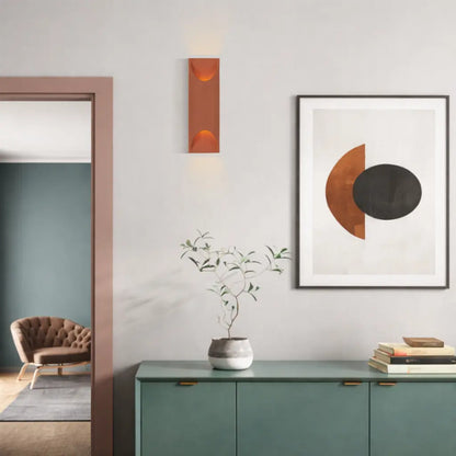 MAZAL Gypsum Indoor Wall Light - Terracotta