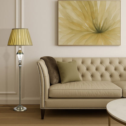 OXFORD Floor Lamp - Antique Brass/Gold