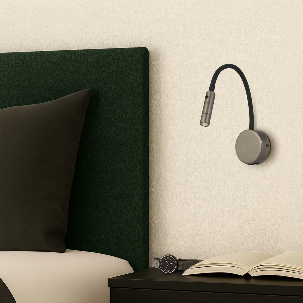 SOLIO LED Wall Light - Nickel