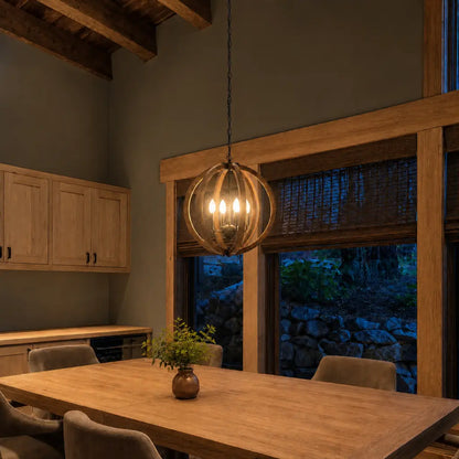 VESTAL 4 Pendant Light - Black