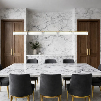 VOLUTO Linear Pendant Light - Gold
