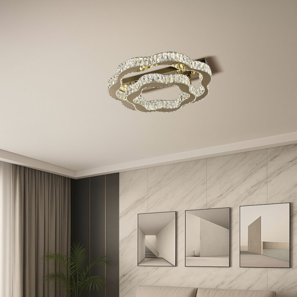 JURA 2 Ring CTC Ceiling Light - Gold