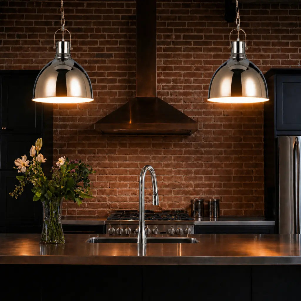 MARKET 31CM Pendant Light - Chrome
