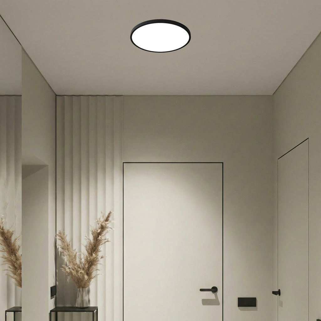 SKY 40CM 32W 3CCT LED Oyster Dimmable Ceiling Light - Black