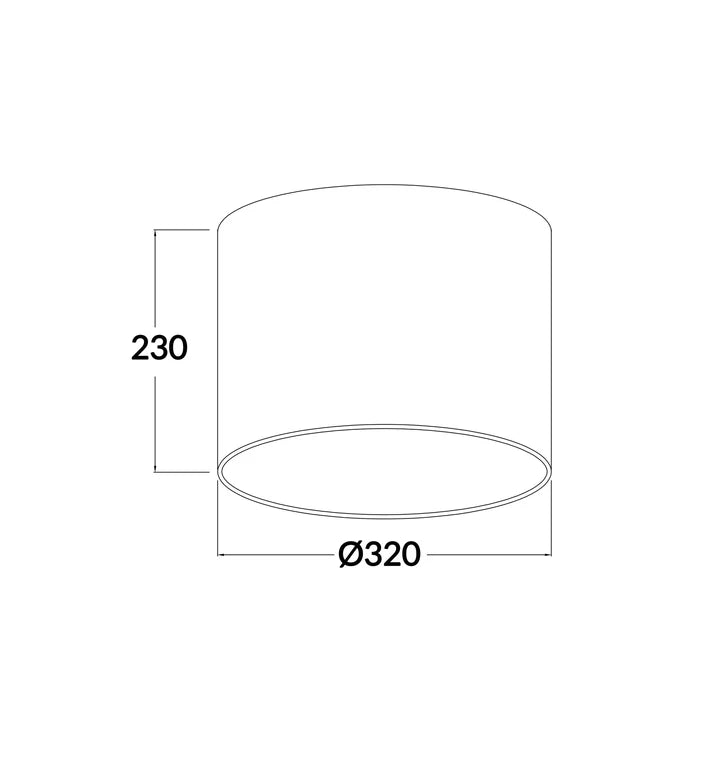D.I.Y. Drum Lampshade - Grey