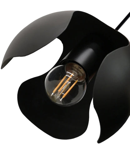VAINA: Minimalist Scandinavian Interior Small Iron Dome Shape Pendant Light - Black