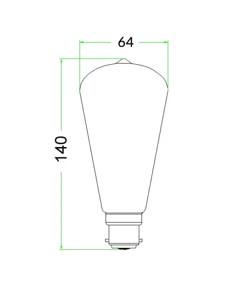 SPECTRA: ST57 LED Firework Effect Decorative Globes (4W) - Options: BC Pear 4W