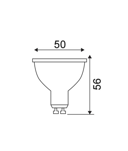 GU10 Dimmable LED Globes (5W) 5000K