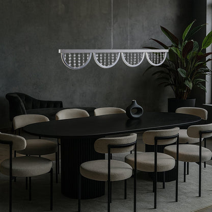 LUXIA 120CM Pendant Light - Chrome