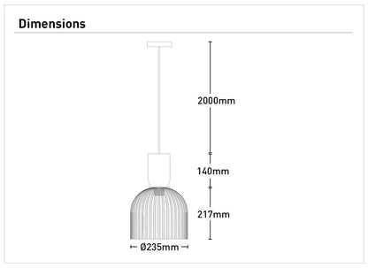 Mackenzie 1Lt Light Pendant