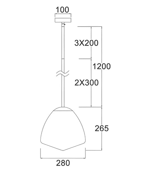 CIOTOLA: Interior Tipped Medium Dome Frosted Glass Pendant Lights - Antique Brass