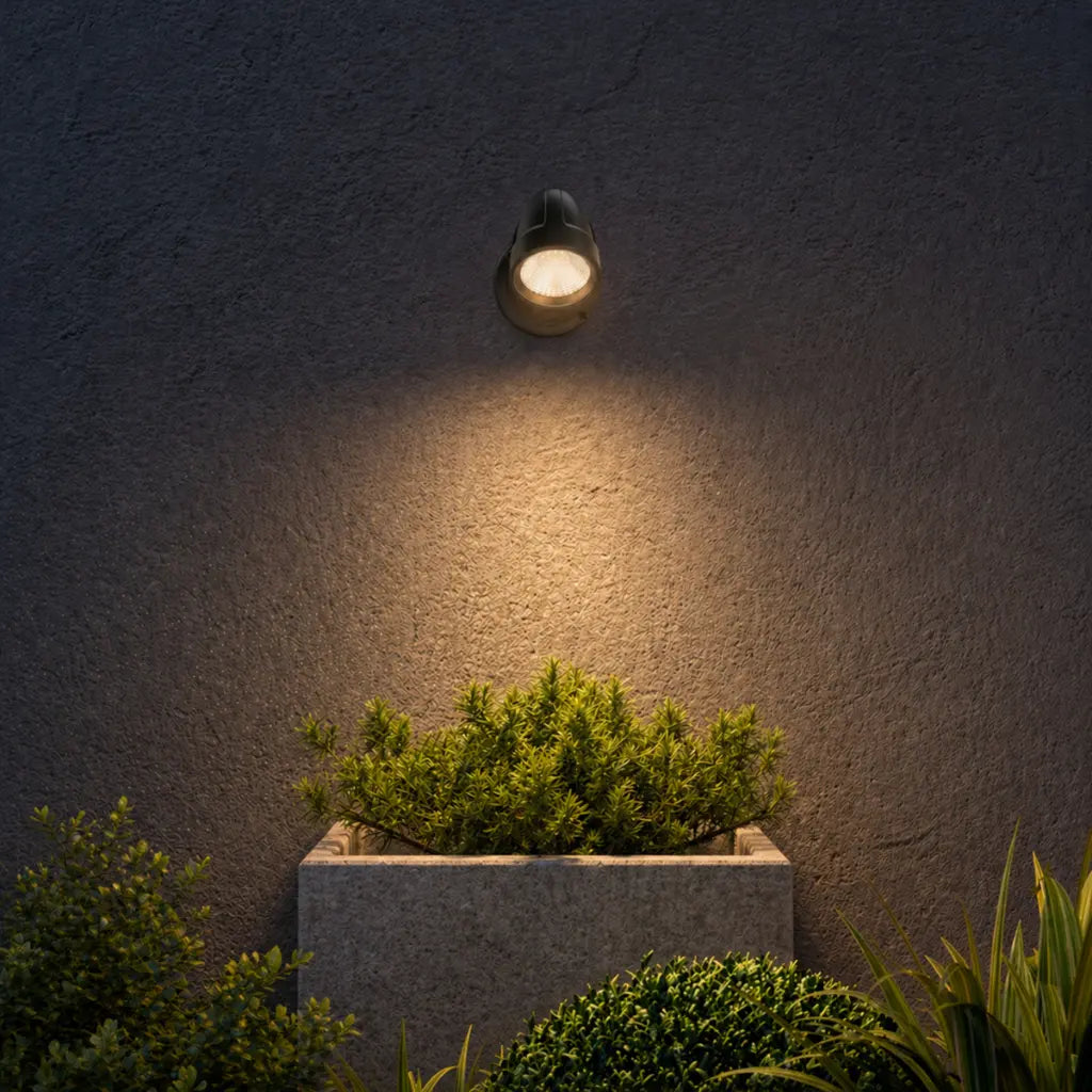 ILLUME Single Exterior LED Spotlight - Black