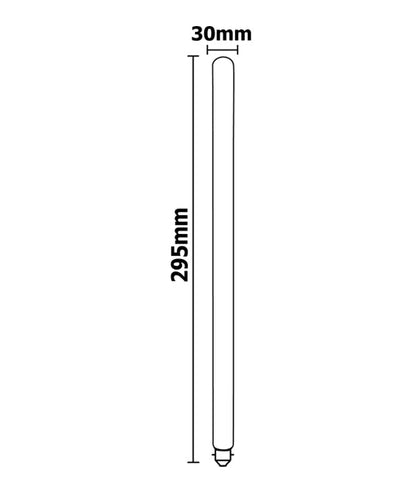 T9 Carbon Filament Globes - Socket: E27; Length: 295mm