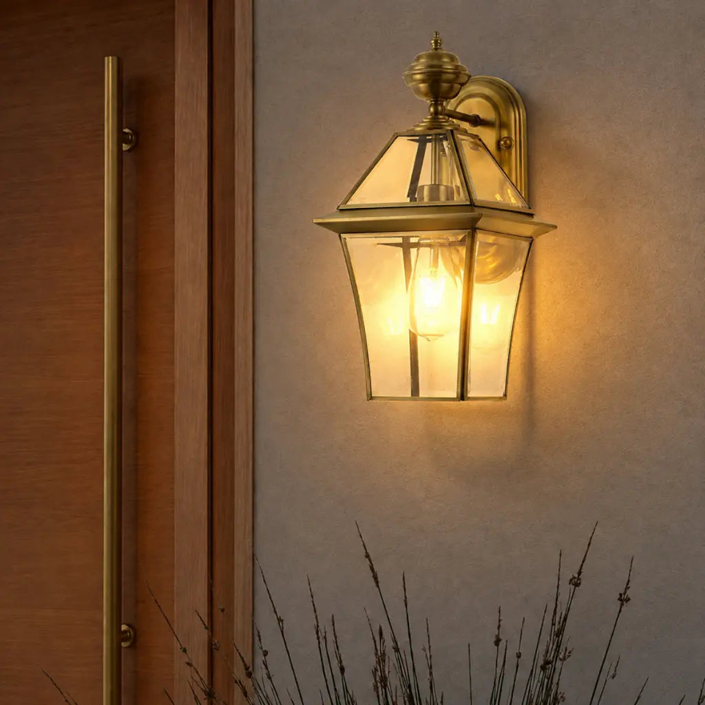 RYE 20CM Wall Light Solid Brass Small - Brass