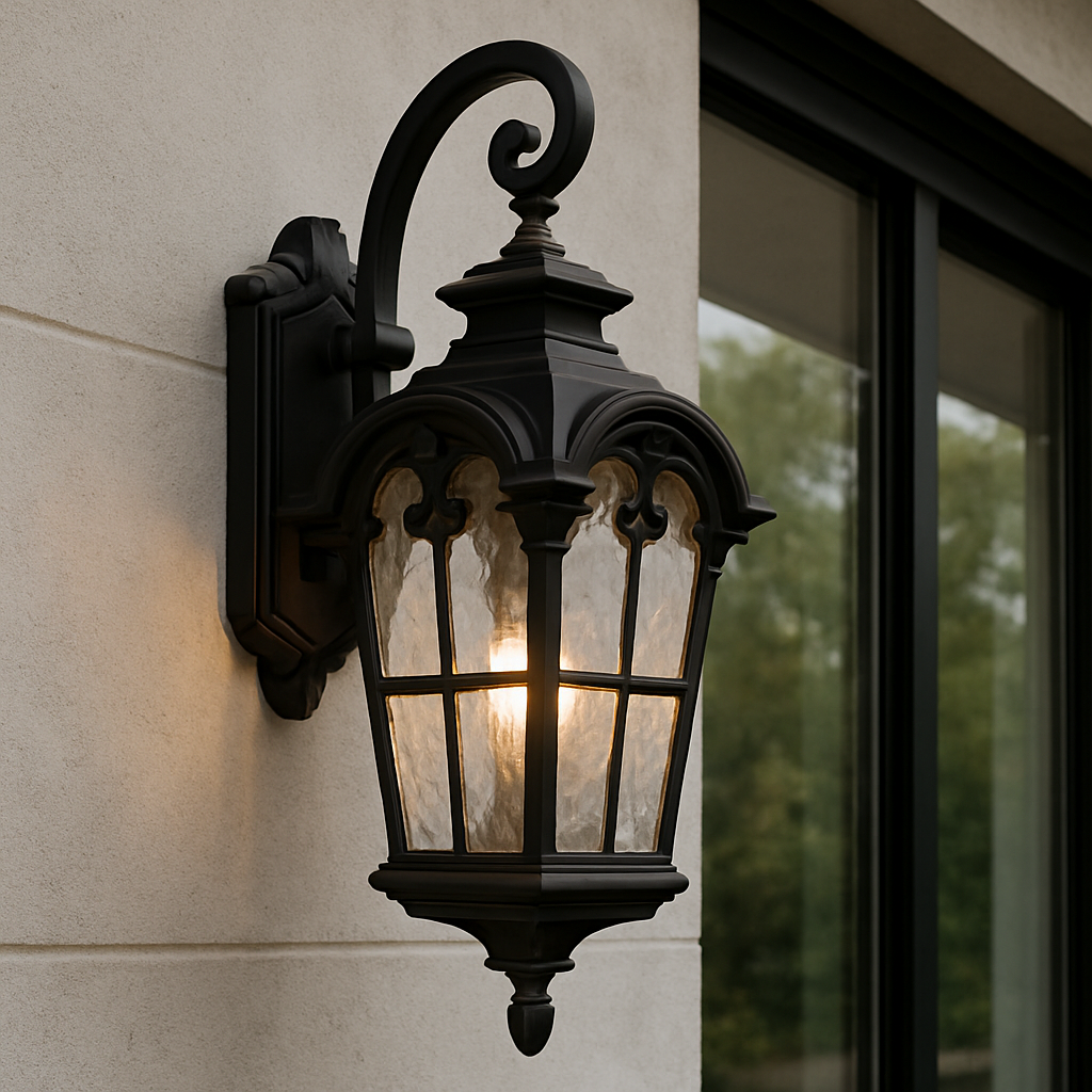 SHELTON Exterior Wall Light - Black