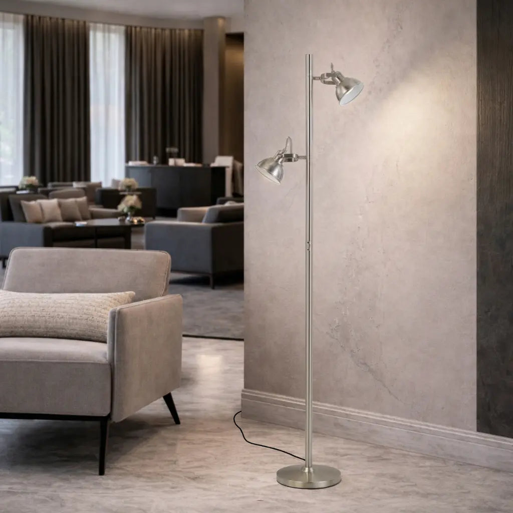 CARSON Floor Lamp - Nickel