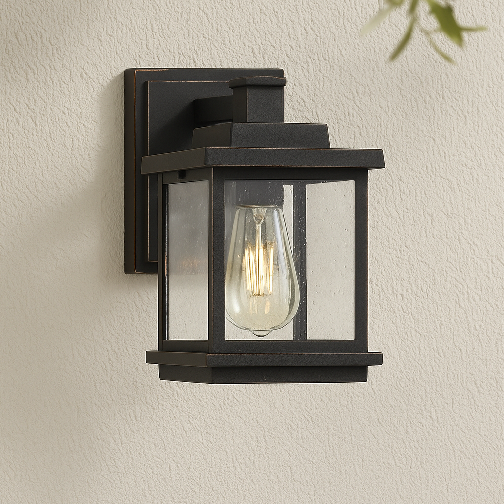 STRAND Exterior Wall Light - Black