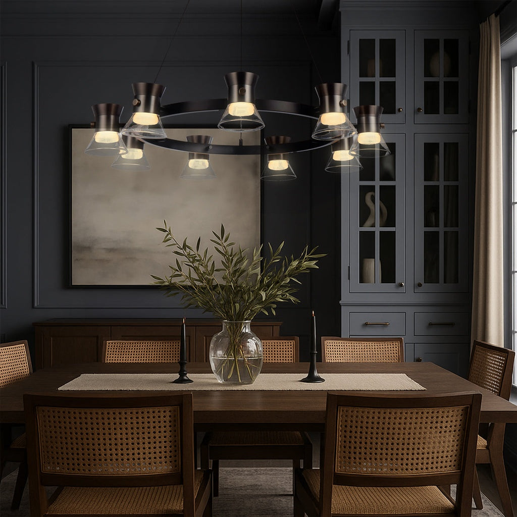 TIPICO 9 LED Pendant Light - Gun Metal