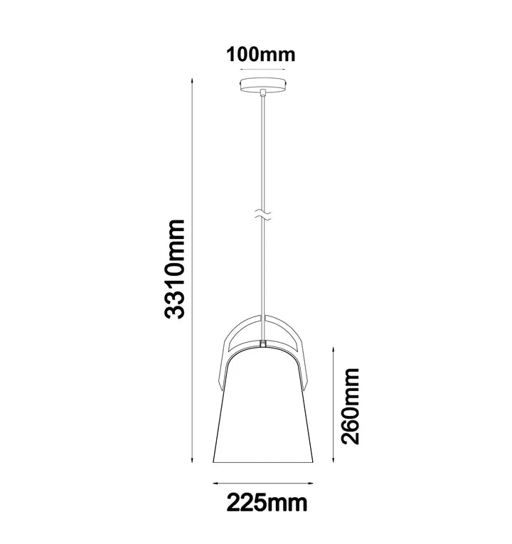 LEGNA: Retro Replica Wood Ellipse Shape Pendant Light - Natural Oak Wood