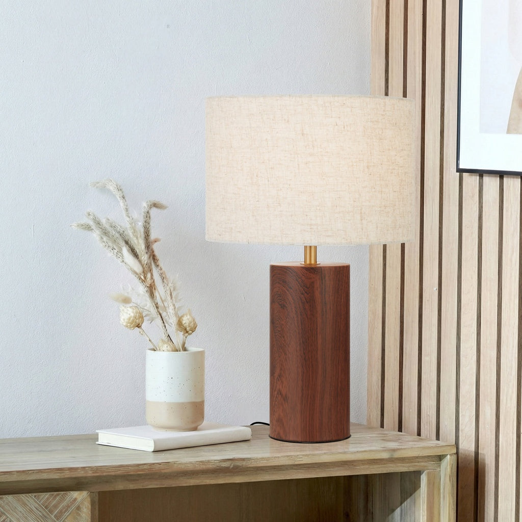 STYLIN Table Lamp - Walnut
