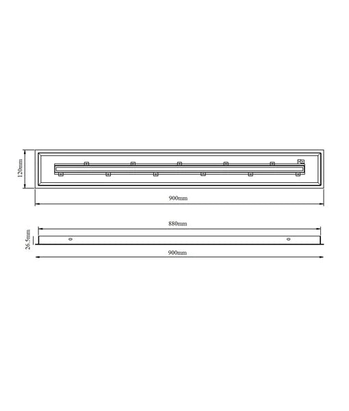 CLUSTER: Pendant Canopies (Rectangular) - Matte White