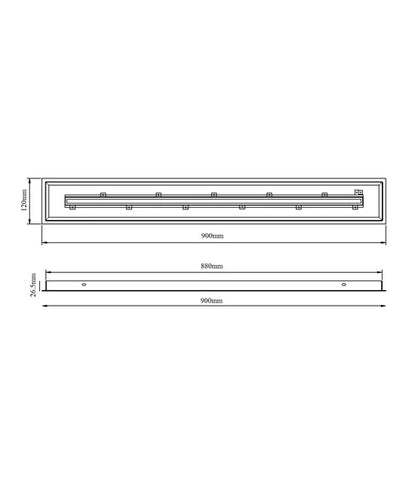 CLUSTER: Pendant Canopies (Rectangular) - Matte White