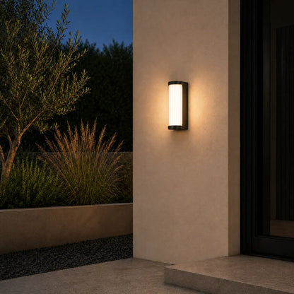 GEVET 30CM Exterior Wall Light - Black