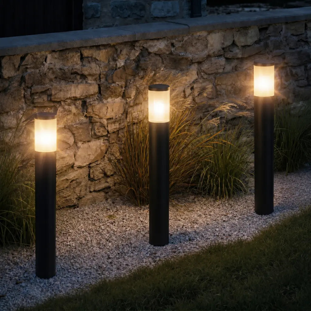 KENRA Exterior Bollard Light - Black