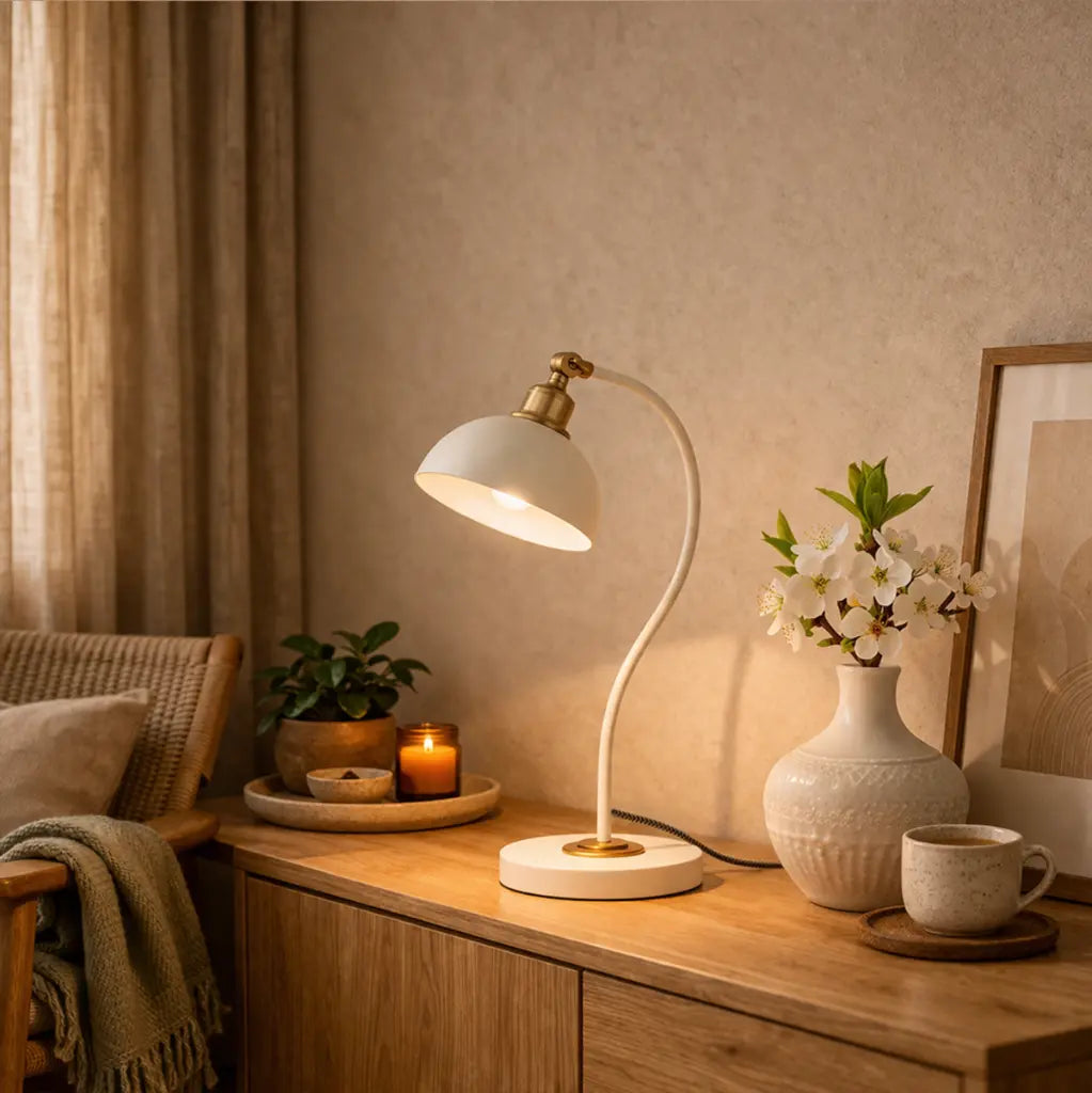 BREVIK Table Lamp - Beige