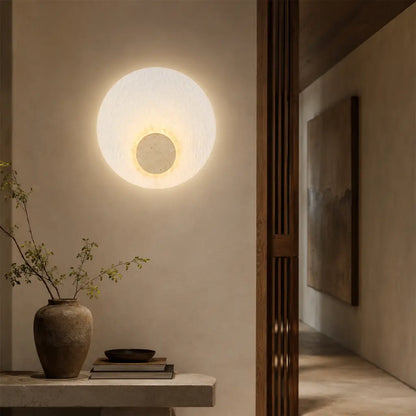 FIORA Exterior Wall Light - Beige/Frost