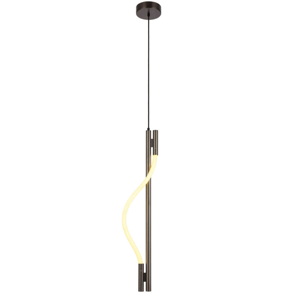 TAFT 75CM LED Pendant Light - Gun Metal