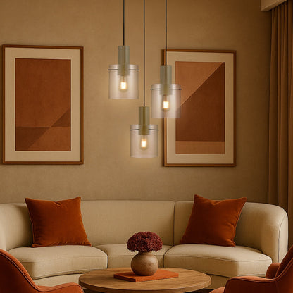MIKA 3 Pendant Light - Grey